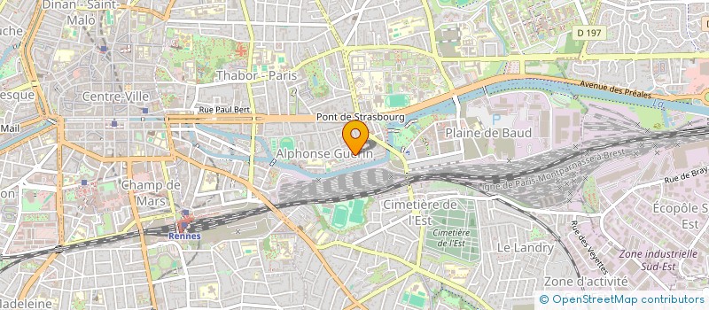 localisation de l'entreprise MADAME EMILIE THOREZ  RENNES