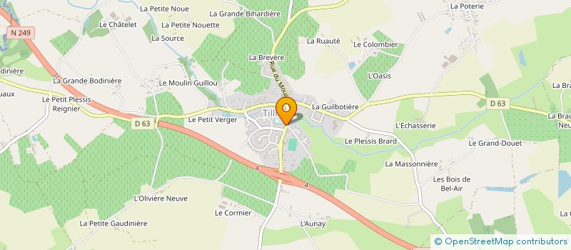 localisation de l'entreprise MADAME EMILIE TINE à SEVREMOINE