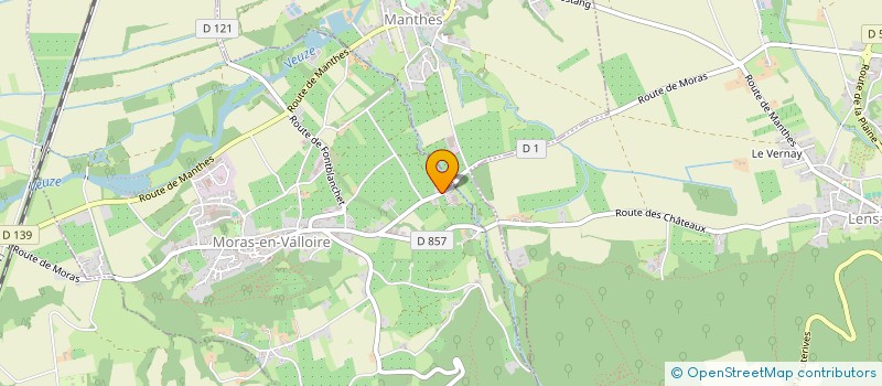 localisation de l'entreprise MADAME EMILIE TIRINANZI  MORAS-EN-VALLOIRE