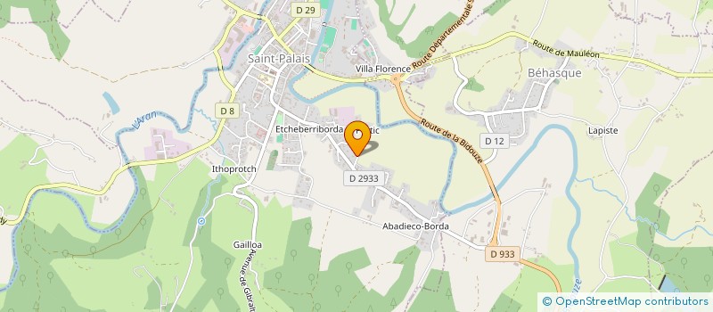 localisation de l'entreprise MADAME EMILIE TITOS  SAINT-PALAIS