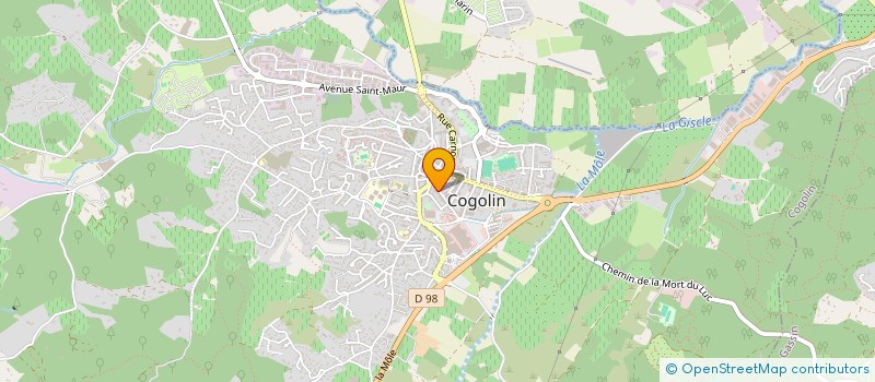localisation de l'entreprise MADAME EMILIE TORTET à COGOLIN