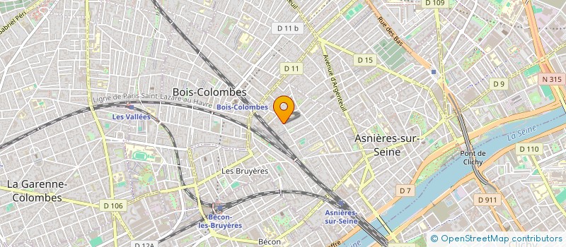 localisation de l'entreprise MADAME EMILIE TOSSAN  ASNIERES-SUR-SEINE
