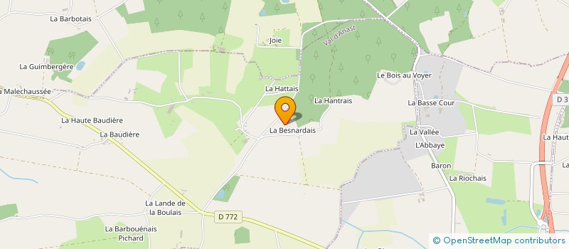 localisation de l'entreprise MADAME EMILIE TOUFFET  VAL D'ANAST