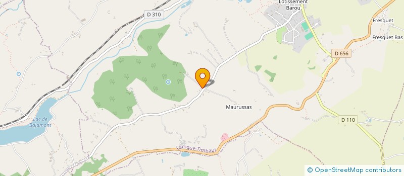 localisation de l'entreprise MADAME EMILIE TOURNEMOREL  LAROQUE-TIMBAUT