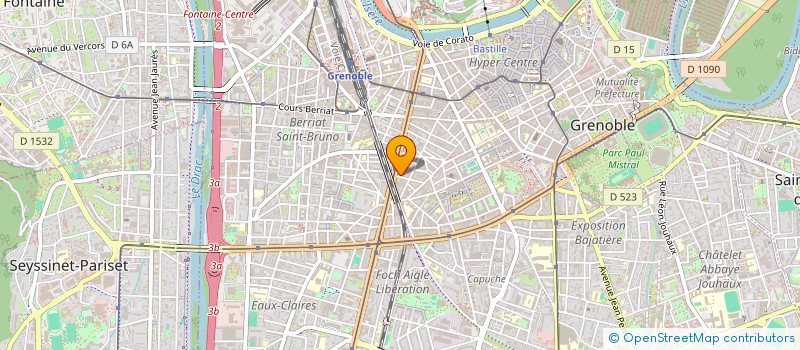 localisation de l'entreprise MADAME EMILIE TOURTE  GRENOBLE