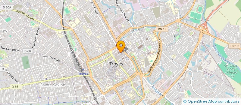 localisation de l'entreprise MADAME EMILIE TOUSSAINT à TROYES