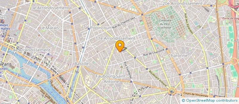 localisation de l'entreprise MADAME EMILIE TOUTAIN  PARIS