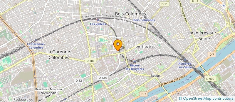 localisation de l'entreprise MADAME EMILIE TRAPPLER à BOIS-COLOMBES