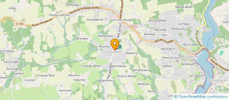 localisation de l'entreprise MADAME EMILIE TRIVIDIC  AUDIERNE