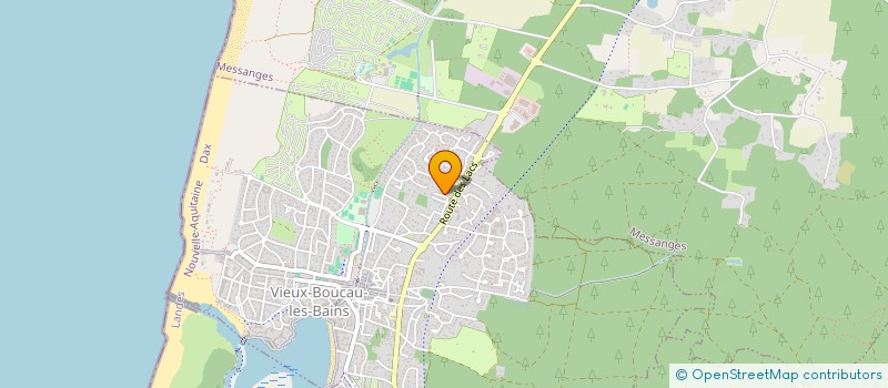 localisation de l'entreprise MADAME EMILIE TROMPAT  VIEUX-BOUCAU-LES-BAINS