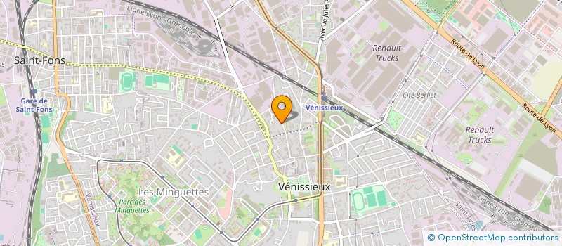 localisation de l'entreprise MADAME EMILIE TRONCHET à VENISSIEUX