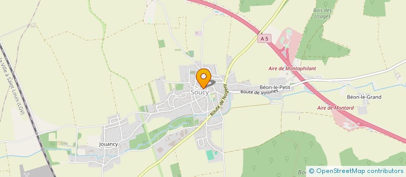 localisation de l'entreprise MADAME EMILIE TROUE  SOUCY