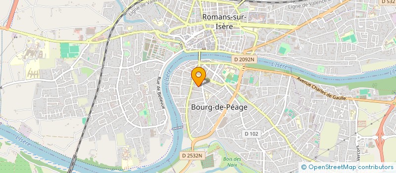 localisation de l'entreprise MADAME EMILIE TRUCHET  BOURG-DE-PEAGE