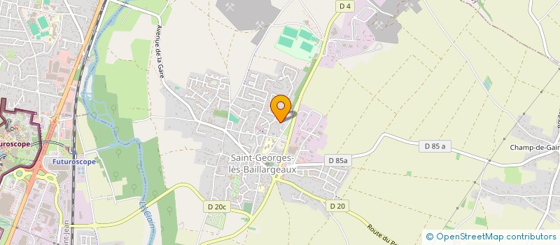 localisation de l'entreprise MADAME EMILIE TUTARD  SAINT-GEORGES-LES-BAILLARGEAUX