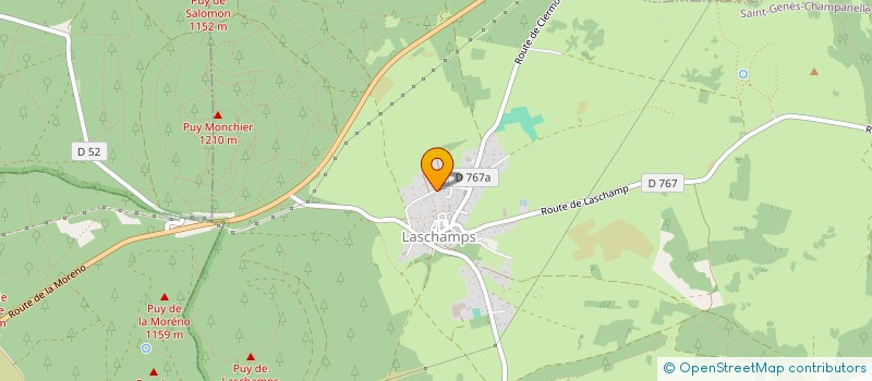 localisation de l'entreprise MADAME EMILIE VACHER  SAINT-GENES-CHAMPANELLE