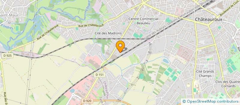 localisation de l'entreprise MADAME EMILIE VACHET à CHATEAUROUX