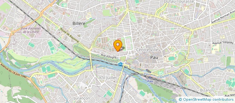localisation de l'entreprise MADAME EMILIE VALENTINO à PAU