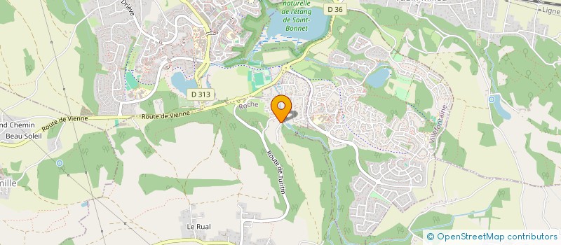 localisation de l'entreprise MADAME EMILIE VALLET  ROCHE