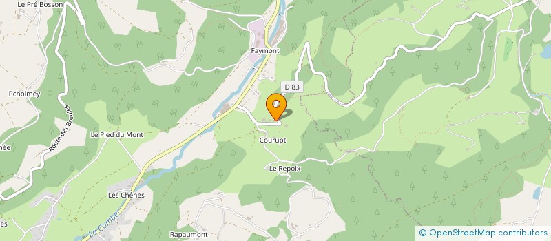 localisation de l'entreprise MADAME EMILIE VANCON à LE VAL-D'AJOL