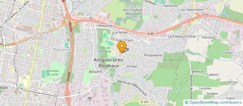 localisation de l'entreprise MADAME EMILIE VANICATTE  LATRESNE