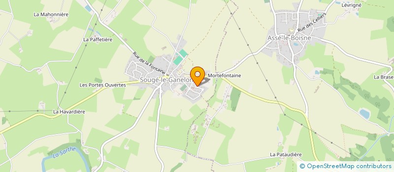 localisation de l'entreprise MADAME EMILIE VANNIER  SOUGE-LE-GANELON