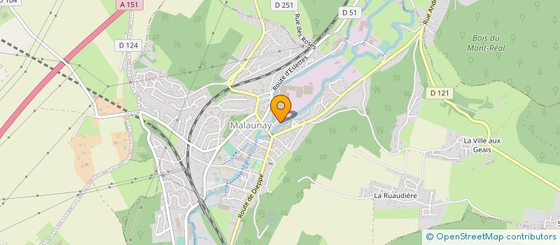 localisation de l'entreprise MADAME EMILIE VATINEL  HOUPPEVILLE