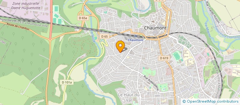 localisation de l'entreprise MADAME EMILIE VENDEUR à CHAUMONT