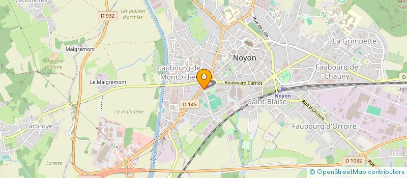 localisation de l'entreprise MADAME EMILIE VERBOIS à NOYON