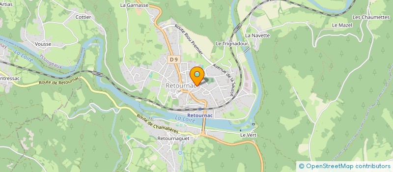 localisation de l'entreprise MADAME EMILIE VERMARE  RETOURNAC