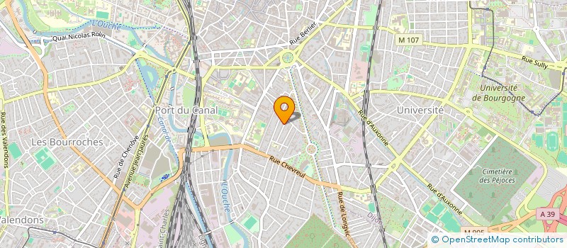 localisation de l'entreprise MADAME EMILIE VERNET  DIJON