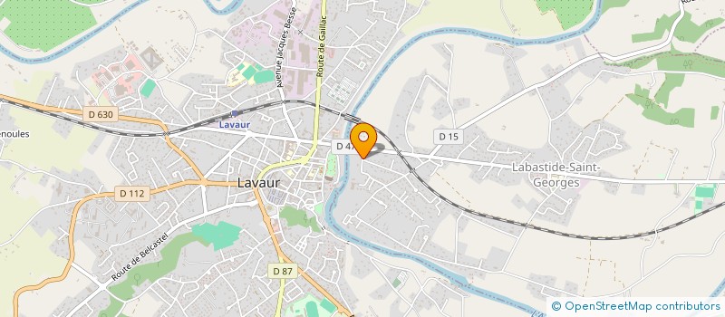 localisation de l'entreprise MADAME EMILIE VIALA  LABASTIDE-SAINT-GEORGES