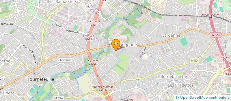 localisation de l'entreprise MADAME EMILIE VIARGUES  TOURNEFEUILLE