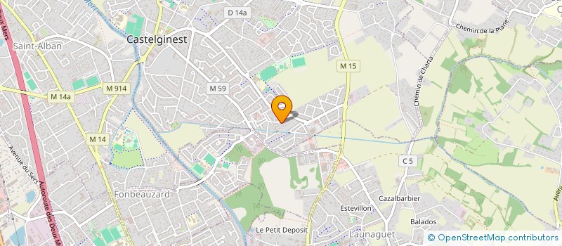 localisation de l'entreprise MADAME EMILIE VIDAL  CASTELGINEST