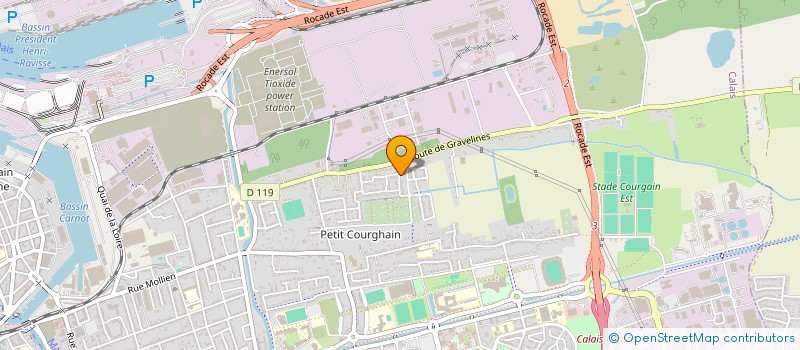 localisation de l'entreprise MADAME EMILIE VIEILLARD  CALAIS