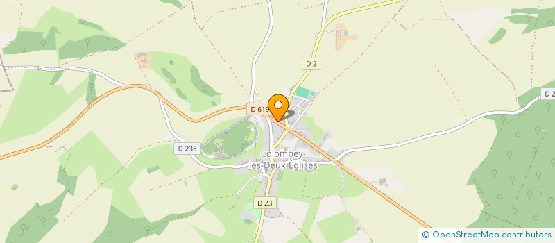 localisation de l'entreprise MADAME EMILIE VILLAUMIE à COLOMBEY LES DEUX EGLISES