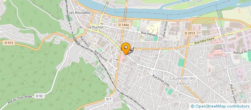 localisation de l'entreprise MADAME EMILIE VILLET  ELBEUF