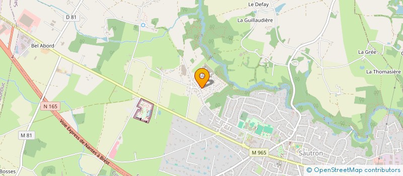 localisation de l'entreprise MADAME EMILIE VILLIERE  SAUTRON