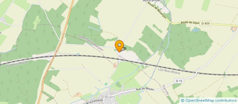 localisation de l'entreprise MADAME EMILIE VILLOT  DAMMARTIN-MARPAIN