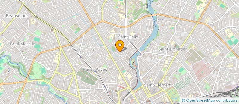 localisation de l'entreprise MADAME EMILIE VINCENDEAU  NANTES