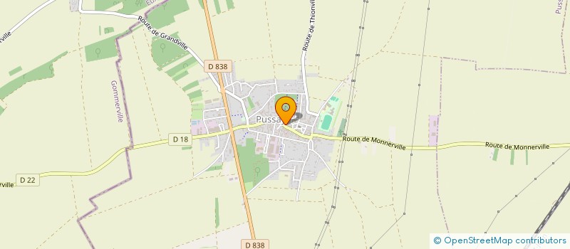 localisation de l'entreprise MADAME EMILIE VINCENT  PUSSAY