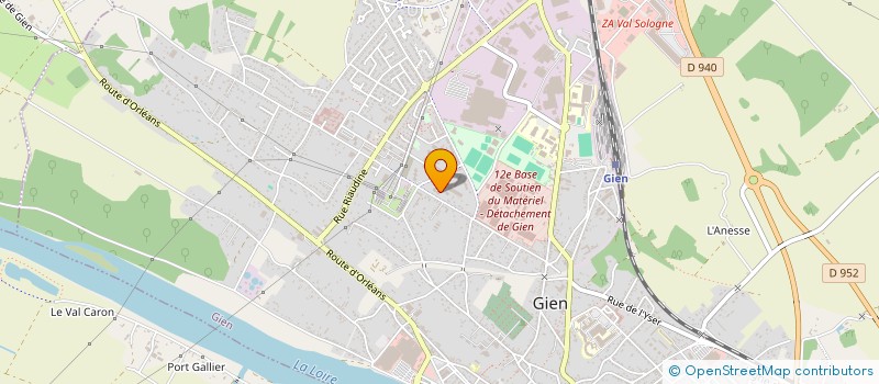 localisation de l'entreprise MADAME EMILIE VINCENT  GIEN