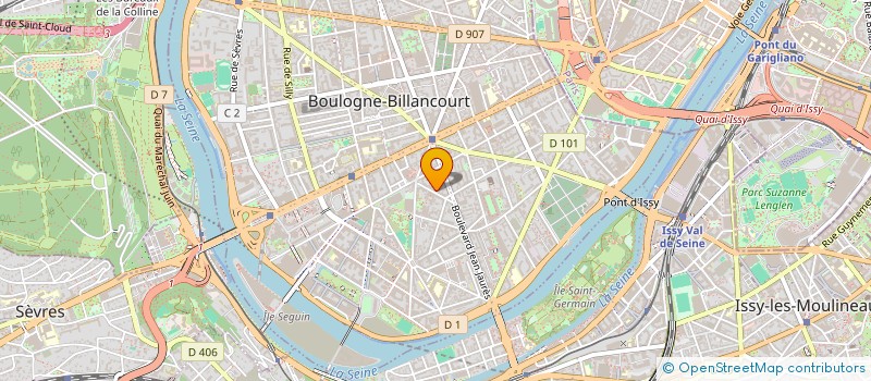 localisation de l'entreprise MADAME EMILIE VION à BOULOGNE-BILLANCOURT