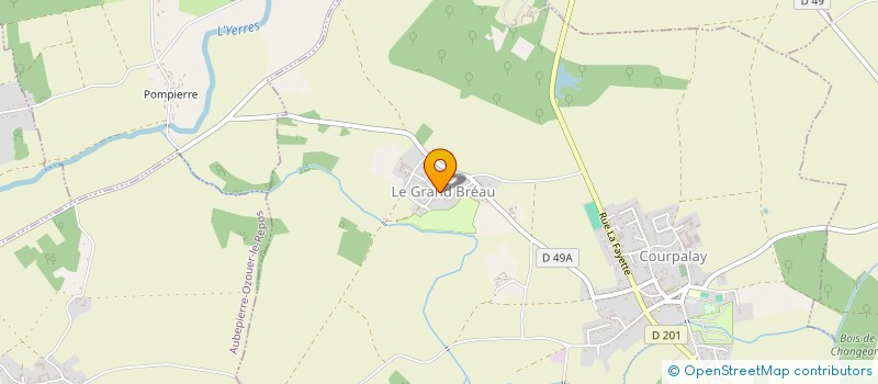 localisation de l'entreprise MADAME EMILIE VIREEYE  COURPALAY