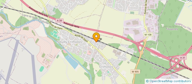localisation de l'entreprise MADAME EMILIE VISCARDI  NEUILLY-CRIMOLOIS