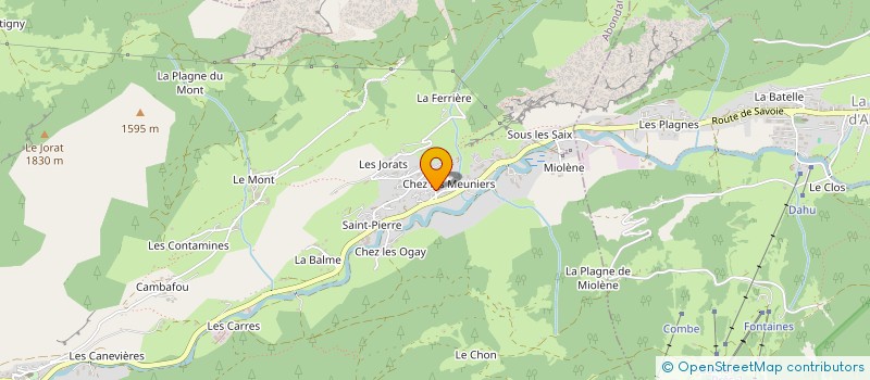 localisation de l'entreprise MADAME EMILIE VITAUX  ABONDANCE