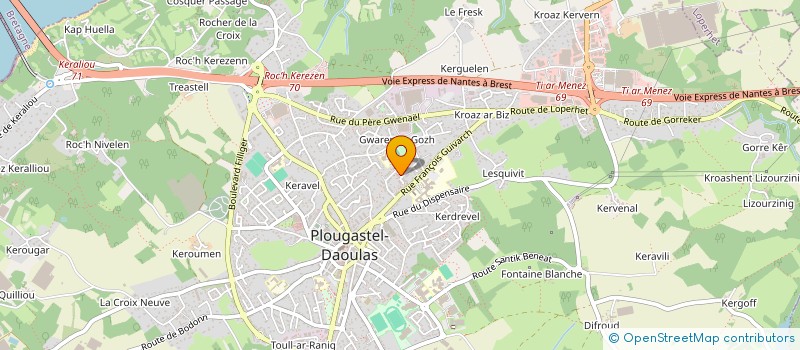 localisation de l'entreprise MADAME EMILIE VOGT  PLOUGASTEL-DAOULAS