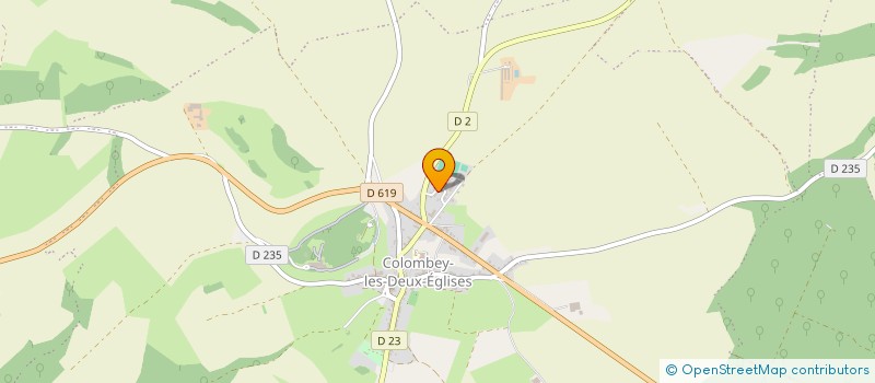 localisation de l'entreprise MADAME EMILIE VUILLOT à COLOMBEY LES DEUX EGLISES