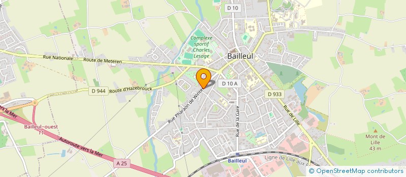 localisation de l'entreprise MADAME EMILIE WALLAERT à BAILLEUL