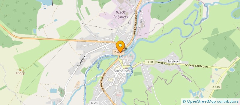 localisation de l'entreprise MADAME EMILIE WEBER  SARRALBE