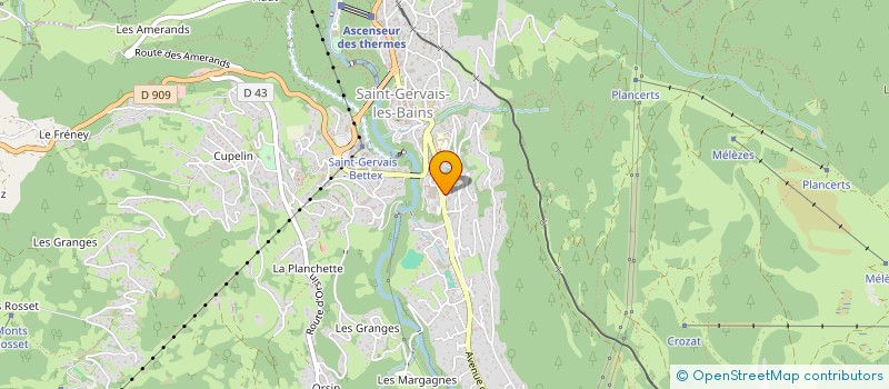 localisation de l'entreprise MADAME EMILIE WEBER  SAINT-GERVAIS-LES-BAINS